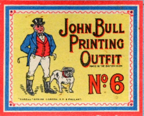 Metaltype.co.uk image of John Bull printing set