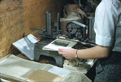 An Addressograph